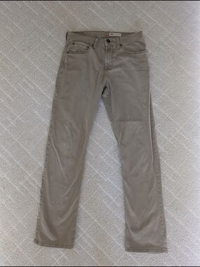 Wrangler Tan Straight Leg Pants Sz 30 x 32